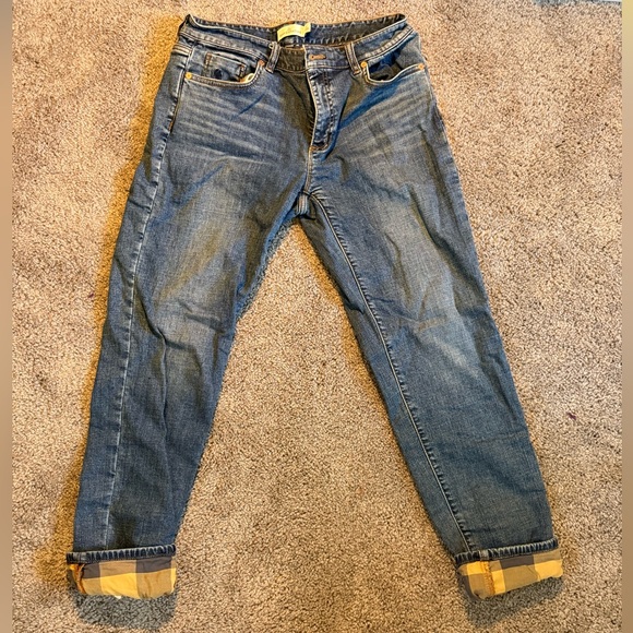 L.L.Bean Women's Signature Lined Boyfriend Jean - Picture 8 of 13